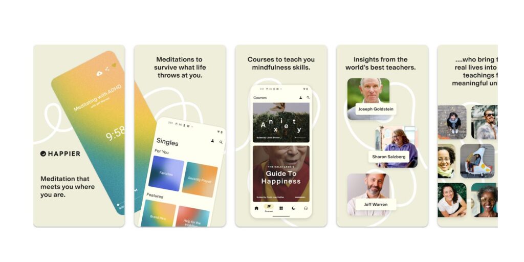 Meilleures Applications de Méditation : Happier